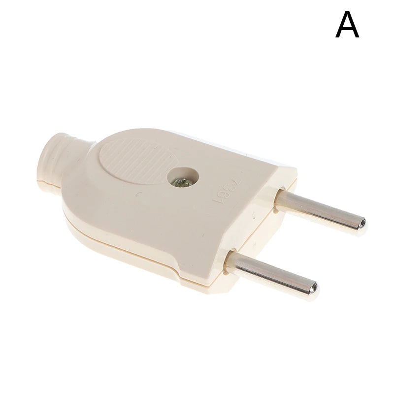New 2 Pin EU Plug Male Female electronic Connector Socket Wiring Power Extension Peaceful Pleasures Health and Wellness A 0