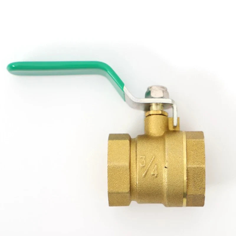 Brass Mini Ball Valve 1/2" 3/4" 1" BSP – Water Gas Oil Shut Off