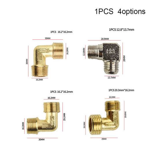 Air Compressor Fittings Brass 90 Degree Male Thread Check Valve Elbow Peaceful Pleasures Health and Wellness