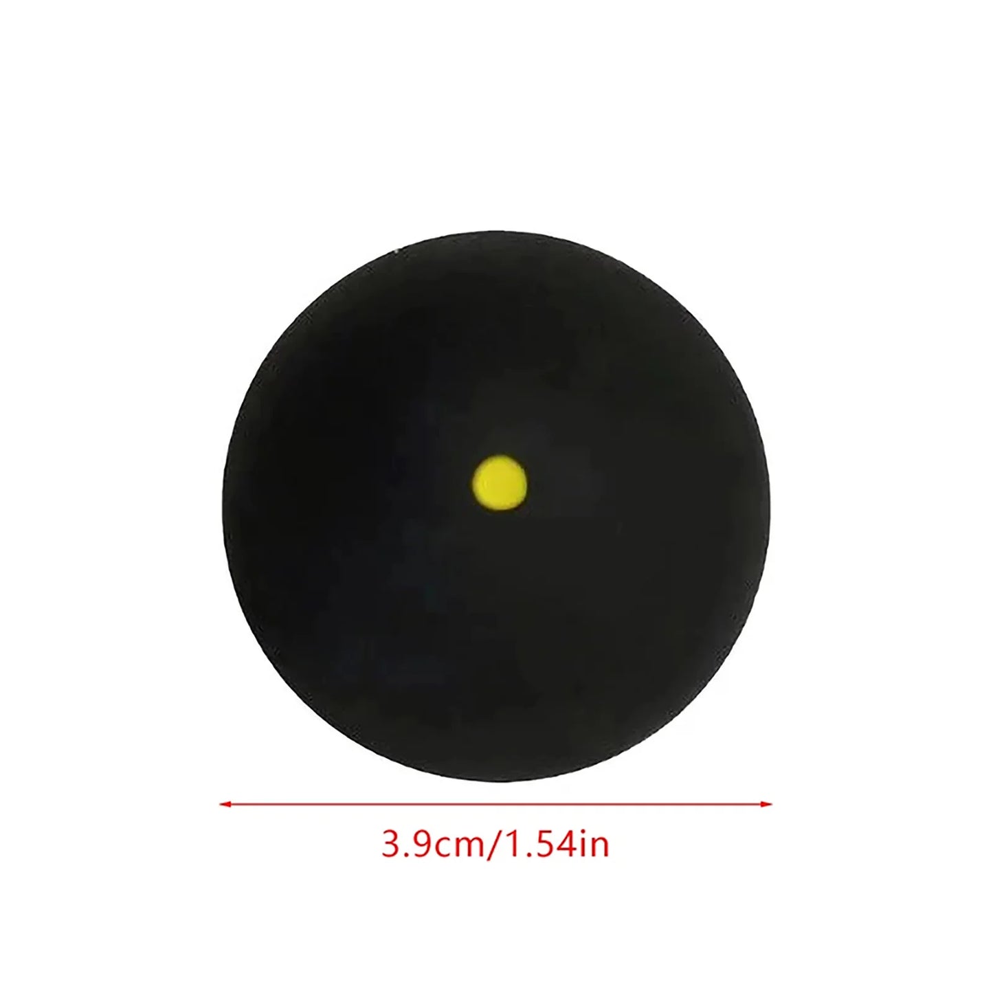 Professional Squash Ball Premium Construction Light in Weight Rubber Ball Suitable for Intermediate Entertainment Peaceful Pleasures Health and Wellness