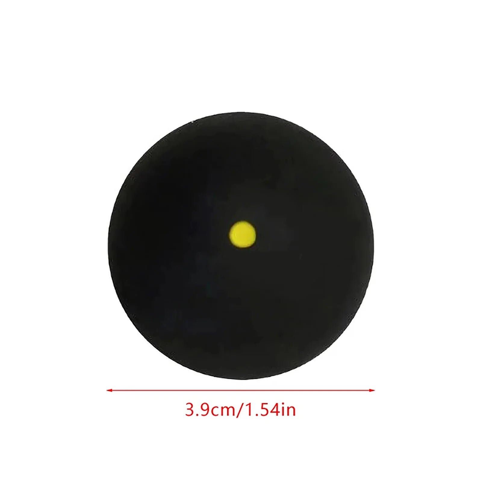 Professional Squash Ball Premium Construction Light in Weight Rubber Ball Suitable for Intermediate Entertainment Peaceful Pleasures Health and Wellness