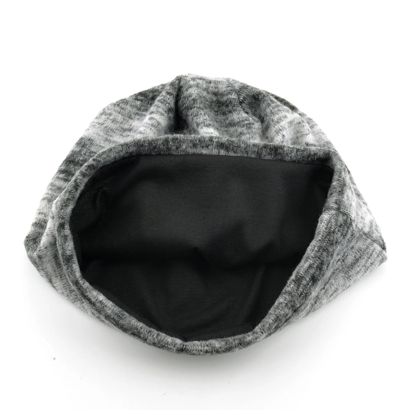 Unisex Striped Knit Beanie – Warm Slouchy Cuff Hat Men Women