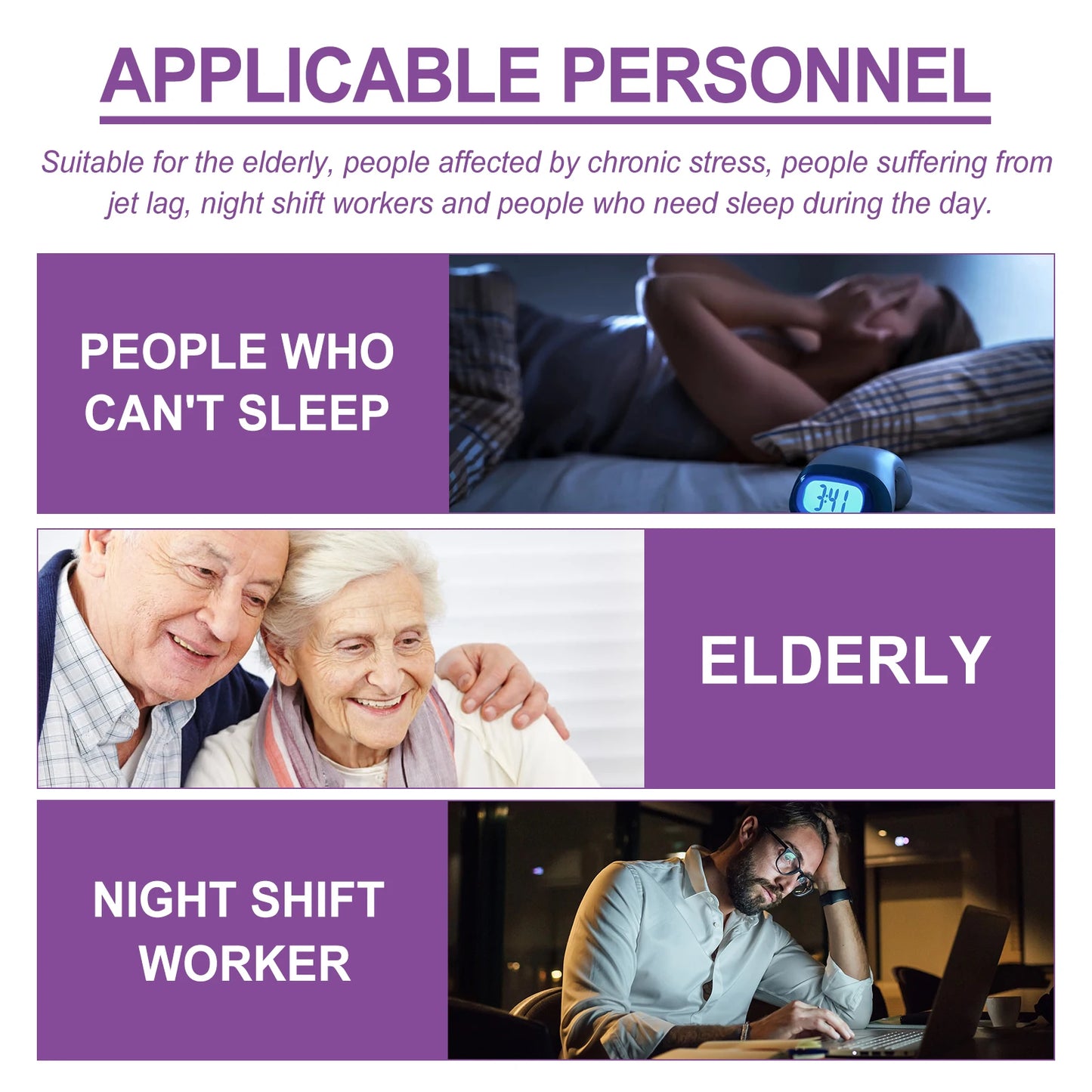 Plant-Based Nighttime Relaxation Sleep Patches | Portable