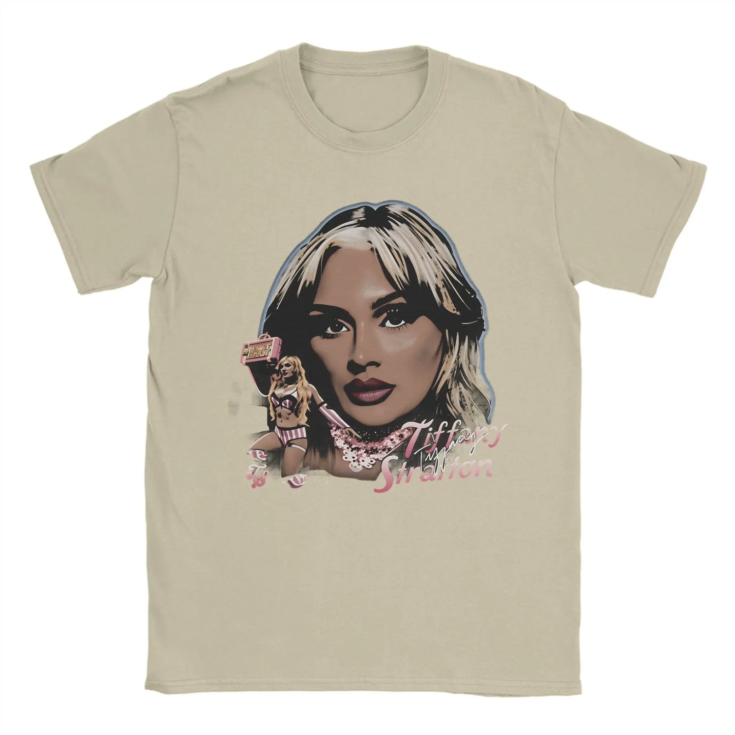 Tiffany Stratton T-Shirt Summer 100% Cotton T Shirts For Man Harajuku Casual Tee Shirt Short Sleeve Y2K Funny Top Tees Peaceful Pleasures Health and Wellness