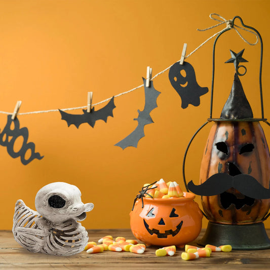 Halloween Decoration Skeleton Duck Spooky Scene Party Favors Decor for Halloween Decorations Party Props Peaceful Pleasures Health and Wellness