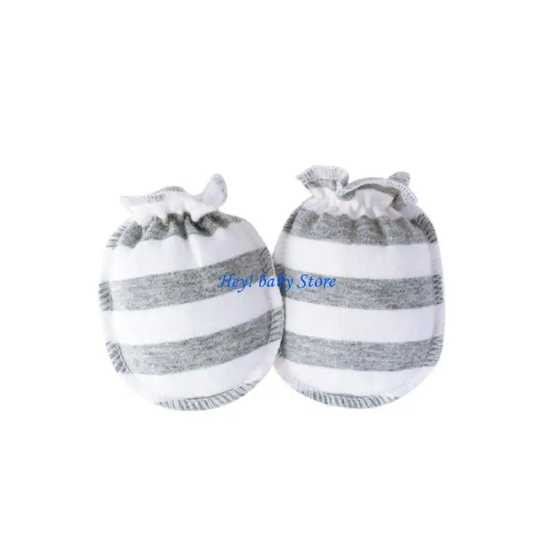 Soft Cotton Baby Anti-Scratch Mittens | Newborn 0–12 Months