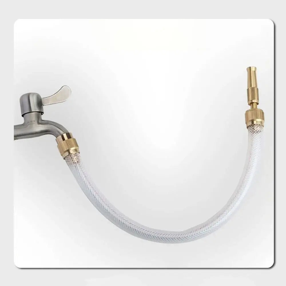 1Set High Pressure Water Spray Torch Nozzle with Quick-connect Connector Brass Plating Washing Machine Nozzle 1/2" 3/4" Peaceful Pleasures Health and Wellness