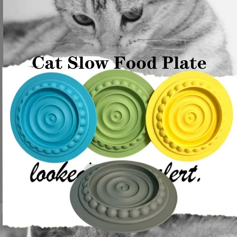 Cat & Dog Slow Feeder Bowl | Non-Slip Anti-Choke Mat Slow Feeder Bowl Peaceful Pleasures Health and Wellness