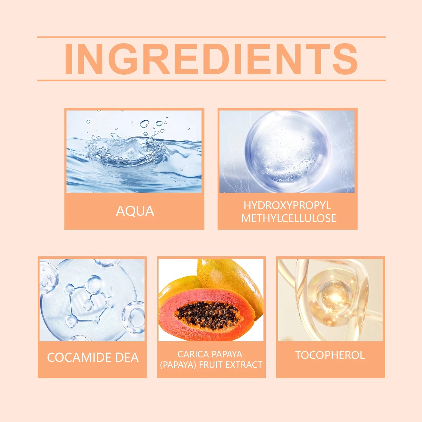 OceAura Papaya Shower Gel – Hydrating Fragrant Body Wash 237ml