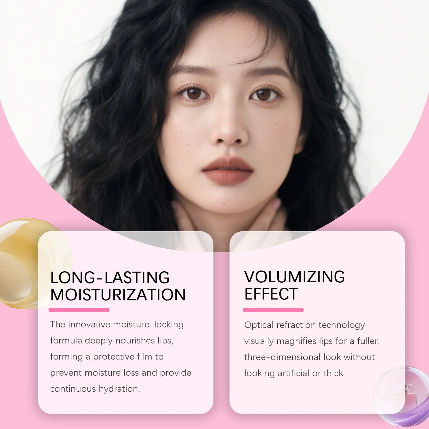 Moisturizing Lip Plumping Gloss Non-sticky Lasting Nude Lip Makeup Smoothing Lip Lines Hydrating Multi Colored Lip Balm Lipstick Peaceful Pleasures Health and Wellness