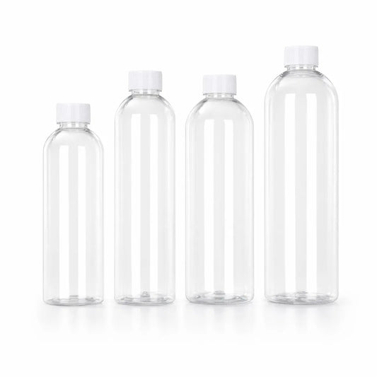 Clear PET Refillable Bottle – Leakproof Screw Cap & Foil Gasket Refillable Storage Bottle Oasis Select