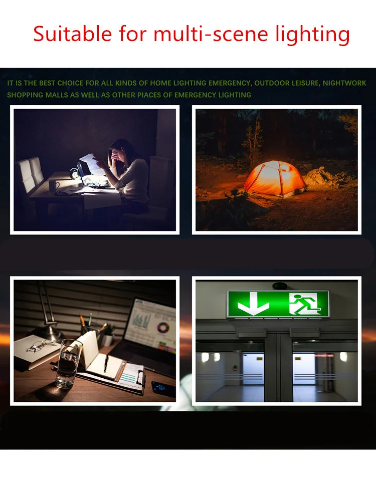 SHINEKNOT LED Rechargeable Emergency Light | Camping & Home