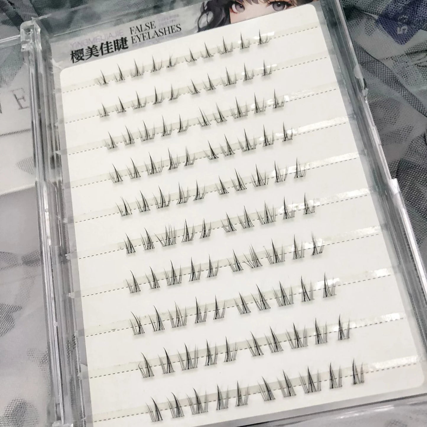 6/10/20 Rows No Glue Sunflower Lower Fake Eyelashes Natural Individual Eyelash Extension Cluster Daily Makeup Enlarge Your Eyes Peaceful Pleasures Health and Wellness