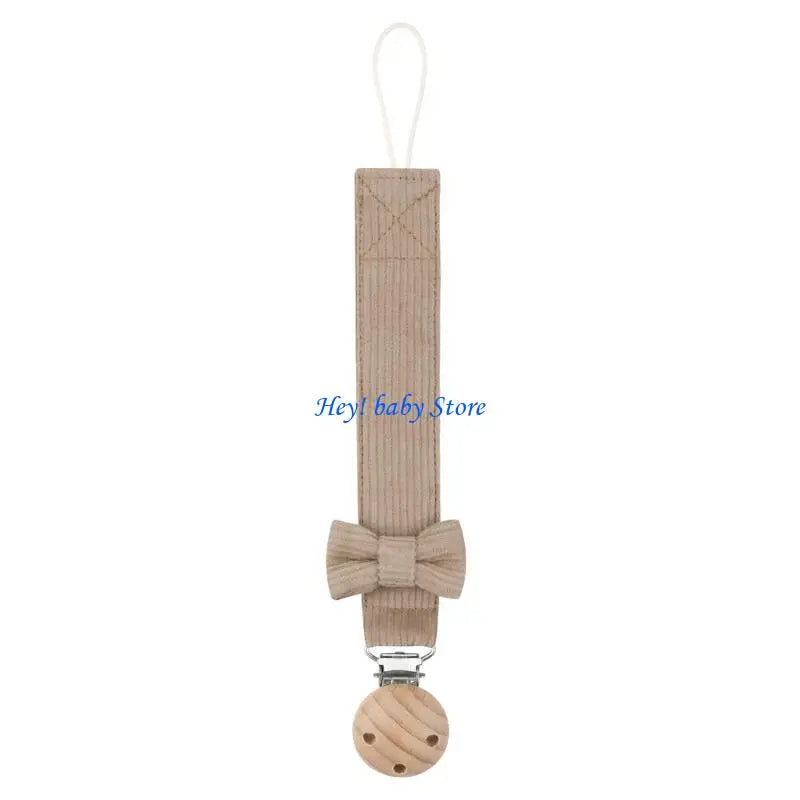 Bow Pacifier Chain Clip Holder – Safe Gift for Infants