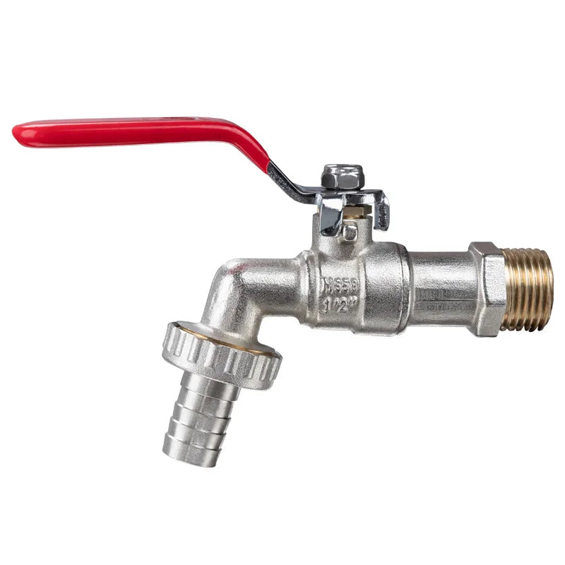1/2" Brass IBC Tank Faucet | Antifreeze Garden Water Tap Valve