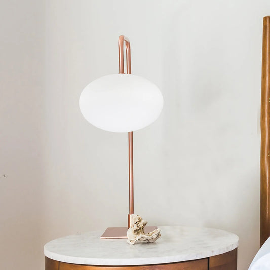 Modern Oval Glass Lampshade for G9 Fixtures Table Wall Sconces Warm Lighting Atmosphere Elegant Flat Design Glass Lamp Shade Peaceful Pleasures Health and Wellness Default Title