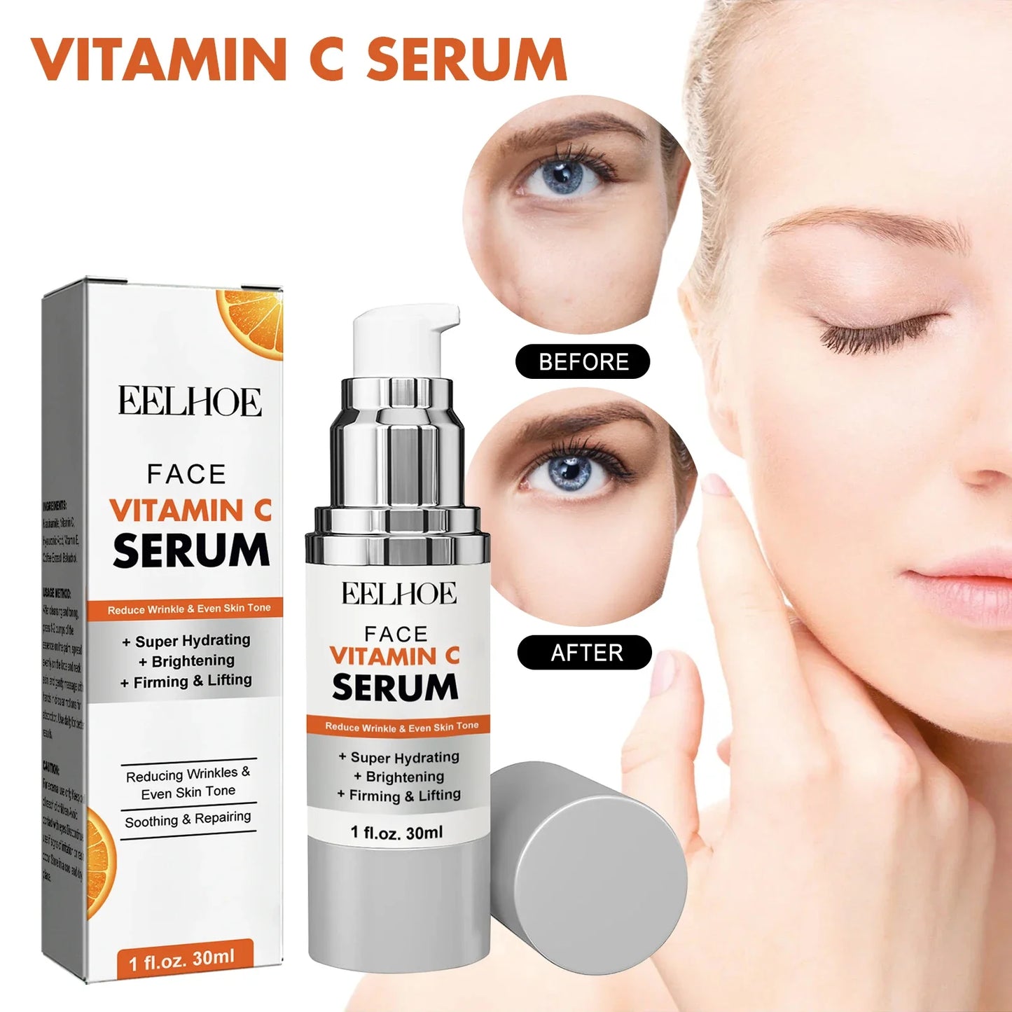 Eelhoe Vitamin C Face Serum – Firming, Brightening & Hydrating