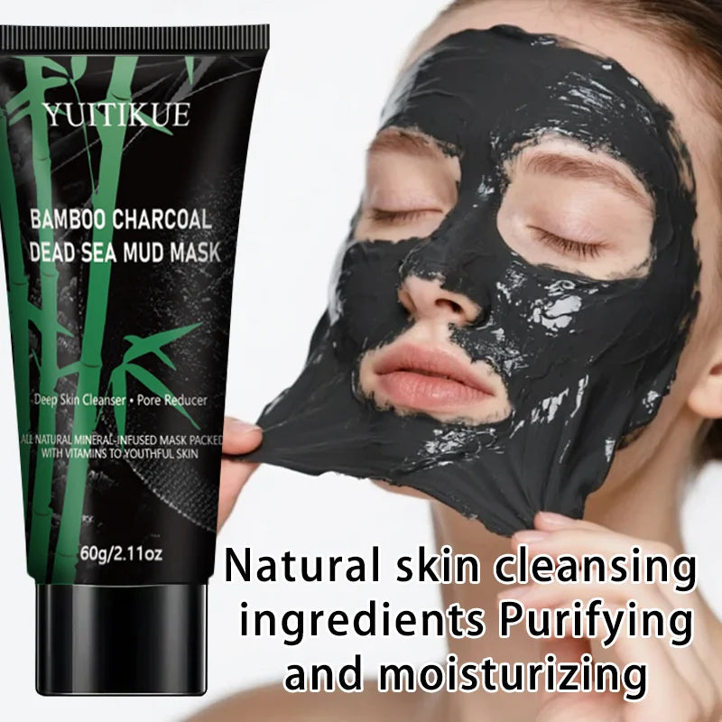 Bamboo Charcoal Dead Sea Mud Mask 60g – Deep Pore Cleanser