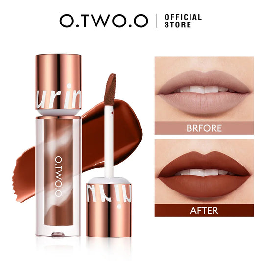 O.TWO.O Matte Liquid Lipstick – Waterproof 24H Color-Lock Matte Liquid Lipstick Oasis Select