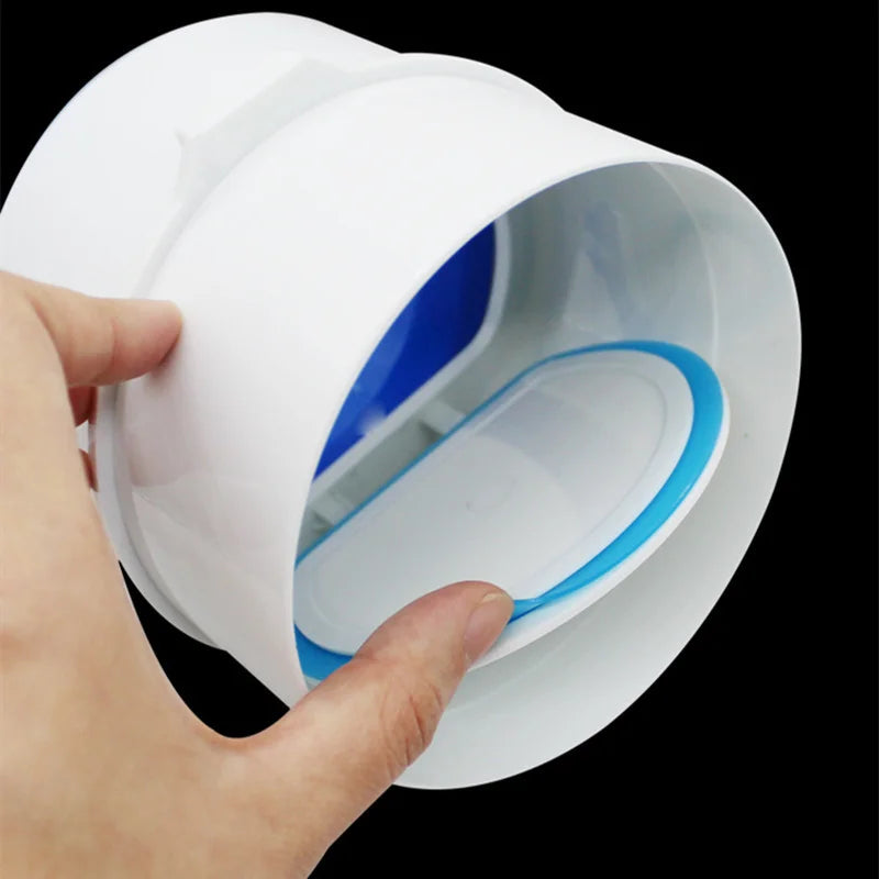 PVC Backdraft Damper Check Valve 75/110mm | Exhaust Fan Duct
