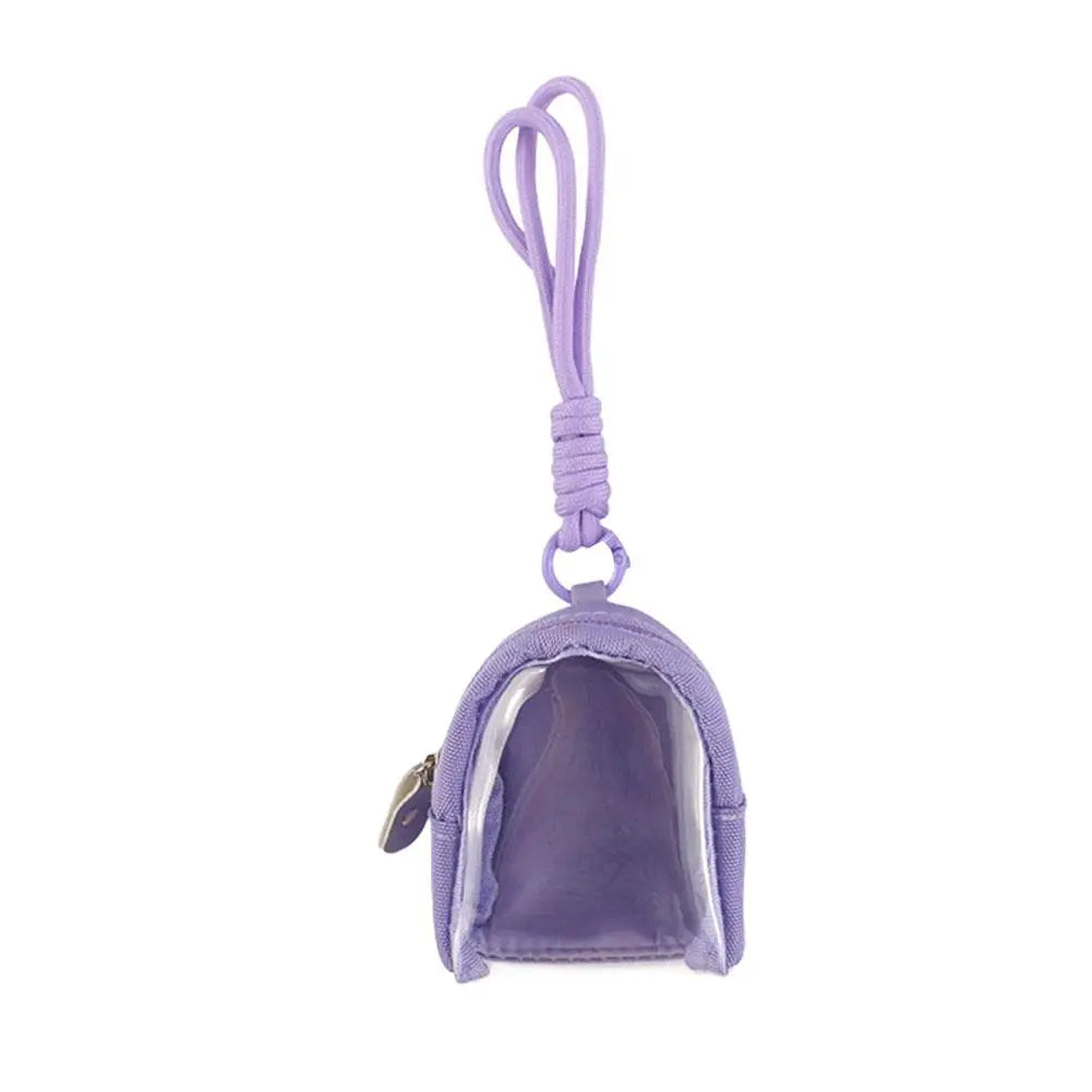 For Tamagotchi Paradise Waterproof Protective Case With Lanyard For Digital Pet Game Console Transparent Storage Pouch Peaceful Pleasures Health and Wellness purple