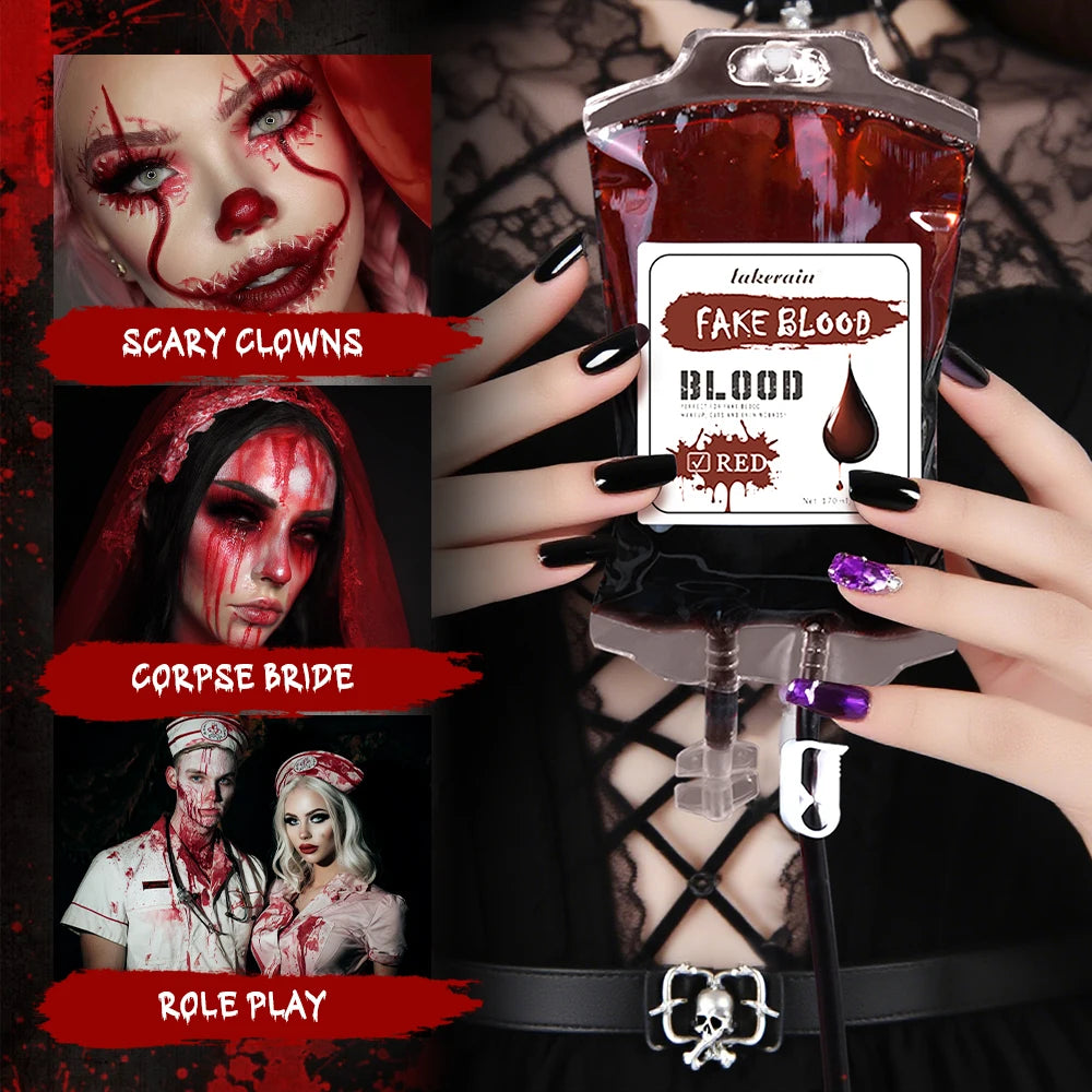 Realistic Washable Fake Blood Makeup – Halloween Body Paint 170ml Halloween Body Paint Peaceful Pleasures Health and Wellness