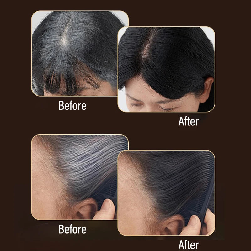 Temporary Hair Color Brush | 4 Shades Waterproof Root Touch-Up