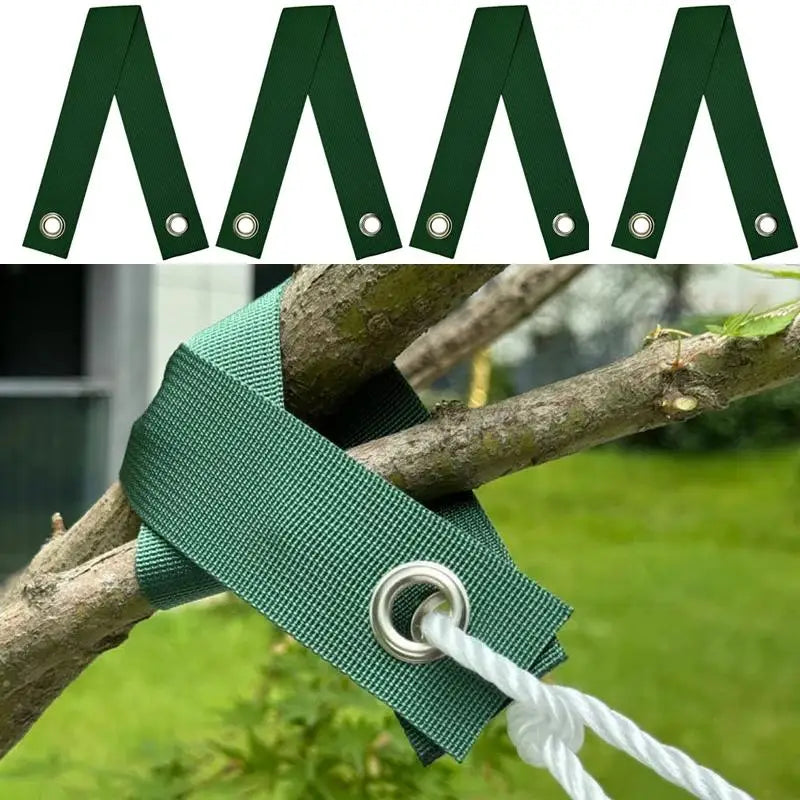 Green Tree Staking Straps for Saplings & Storm Protection Tree Staking Straps Peaceful Pleasures Health and Wellness