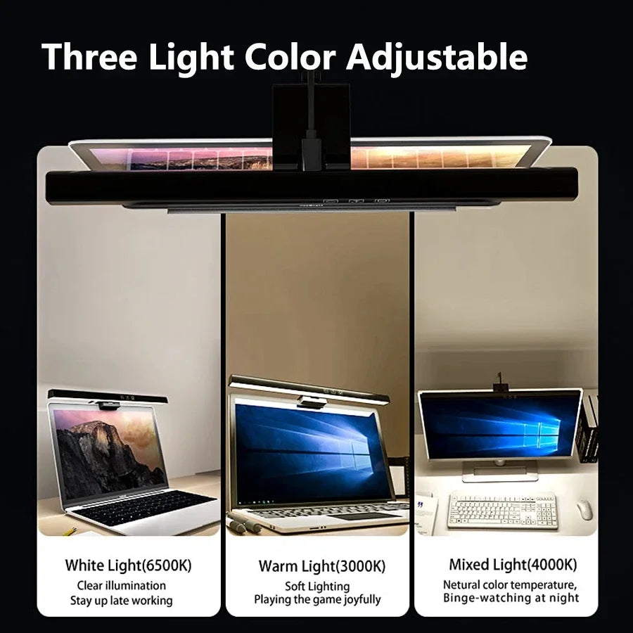 GGBEE USB LED Monitor Light Bar – Dimmable Desk Lamp 33/50CM