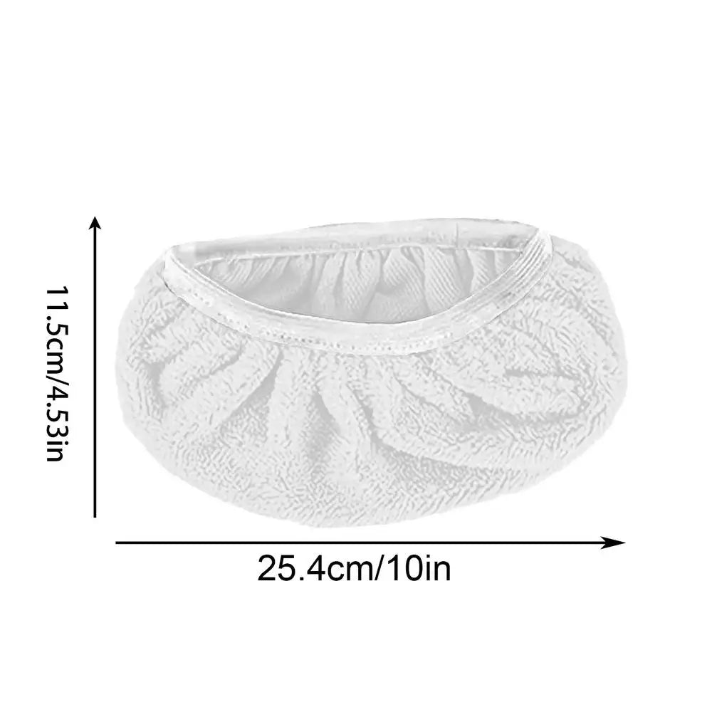 Reusable Microfiber Mop Pads | High Absorbency Floor Cleaning Microfiber Mop Pad Peaceful Pleasures Health and Wellness White