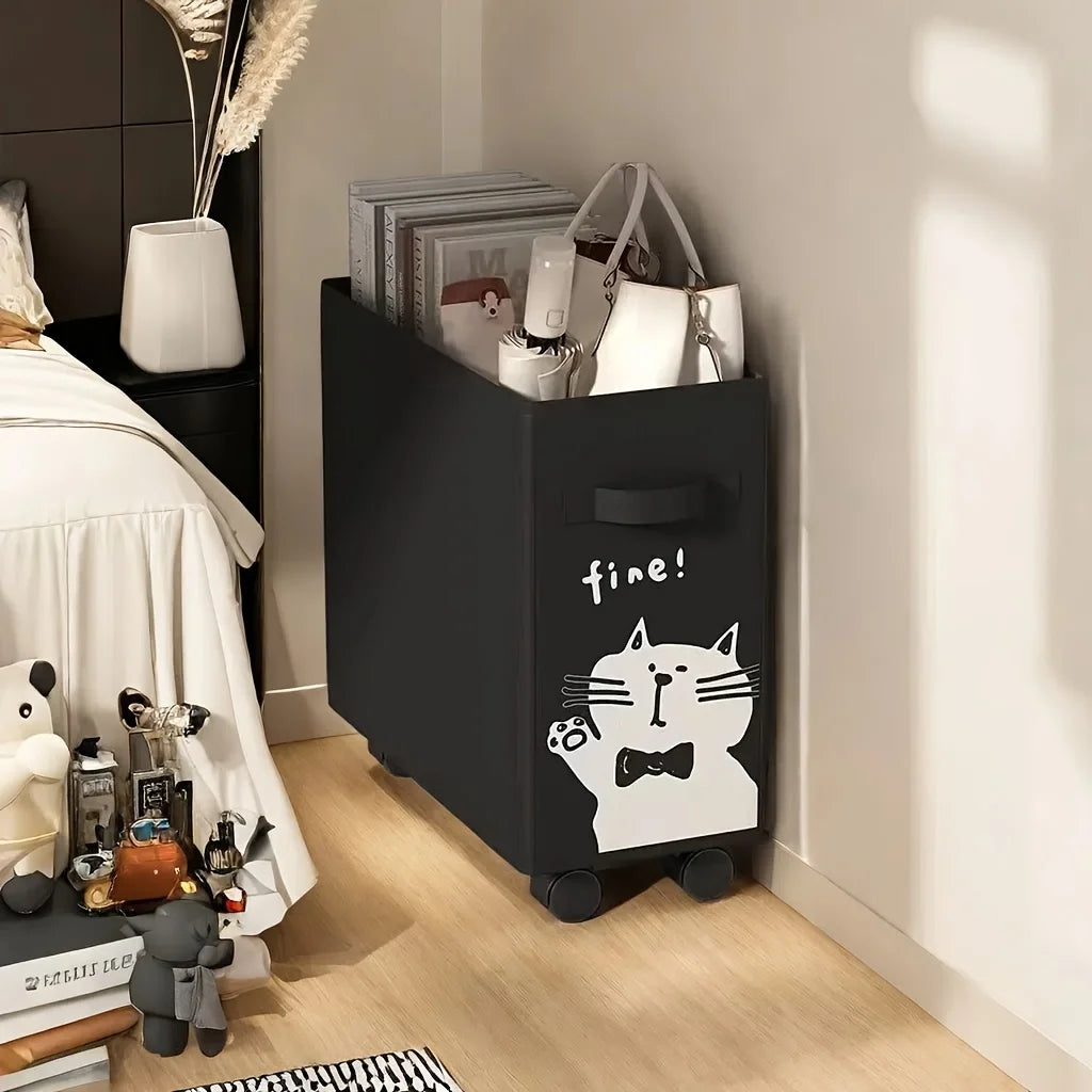 Mobile Rolling Utility Cart | Under-Desk Storage Organizer
