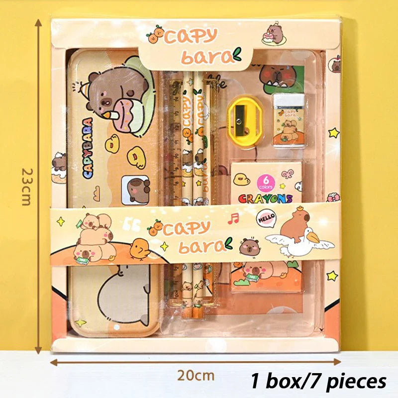 Cute Cartoon Stationery Set – Kids' Classroom Rewards & Prizes