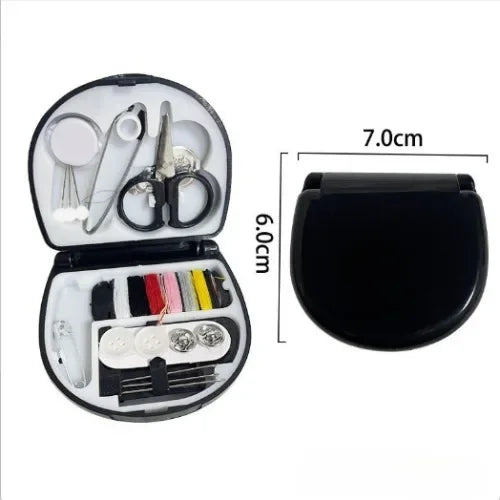Portable Handheld Sewing Kit – Mini Travel Machine & Tools Travel Sewing Kit Peaceful Pleasures Health and Wellness Black