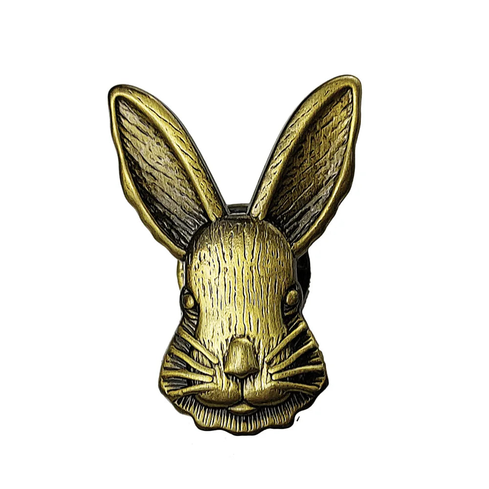 Retro Easter Bunny Brooch Pin | Zinc Alloy Rabbit Badge
