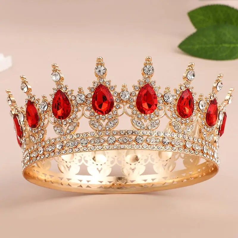 Crystal Crown Tiara Cake Topper – Princess Party & Wedding