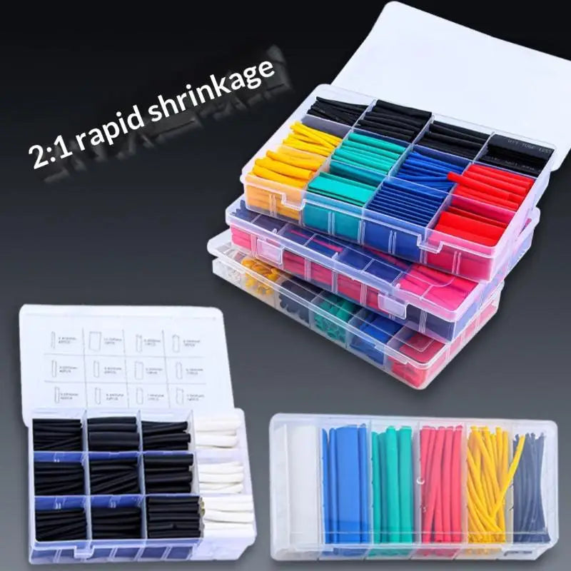 2:1 Heat Shrink Tubing Kit – Wire & Cable Insulation Set Heat Shrink Tubing Kit Peaceful Pleasures Health and Wellness