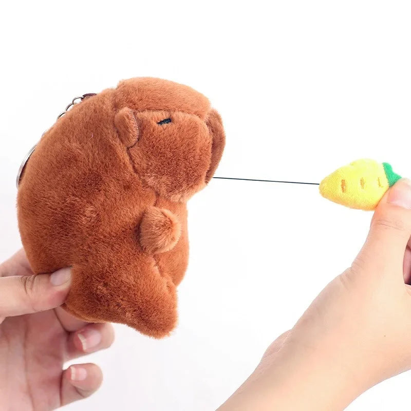 Cute Capybara Plush Keychain Bag Pendant & Car Charm Gift