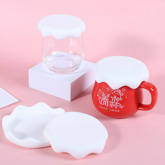 9/10/12cm Silicone Leakproof Mug Lid, Reusable Coffee Cup Cover For Commute Travel Outdoor And Home Use Peaceful Pleasures Health and Wellness