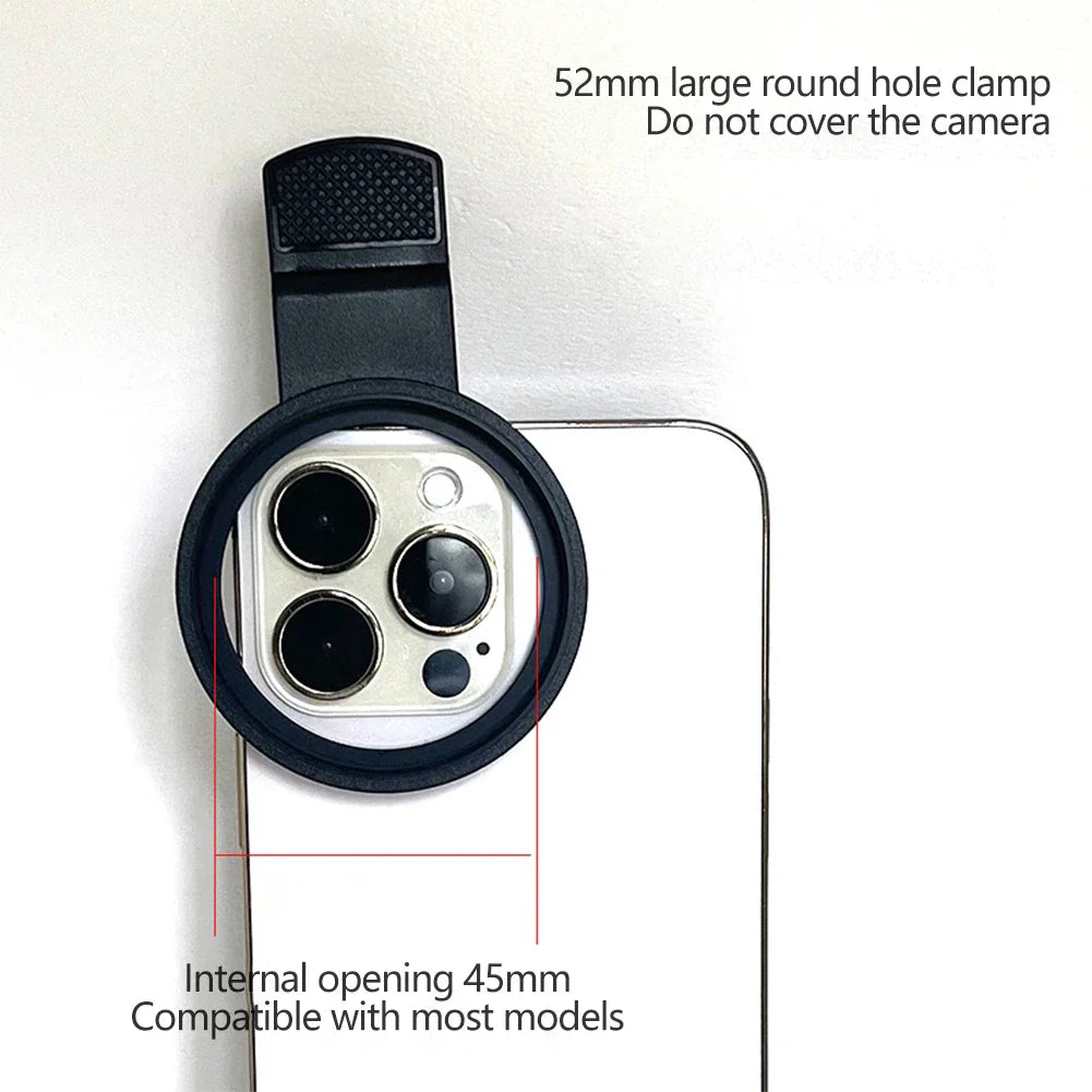52mm Adjustable Star Filter Lens for Phone Night & Jewelry Shots