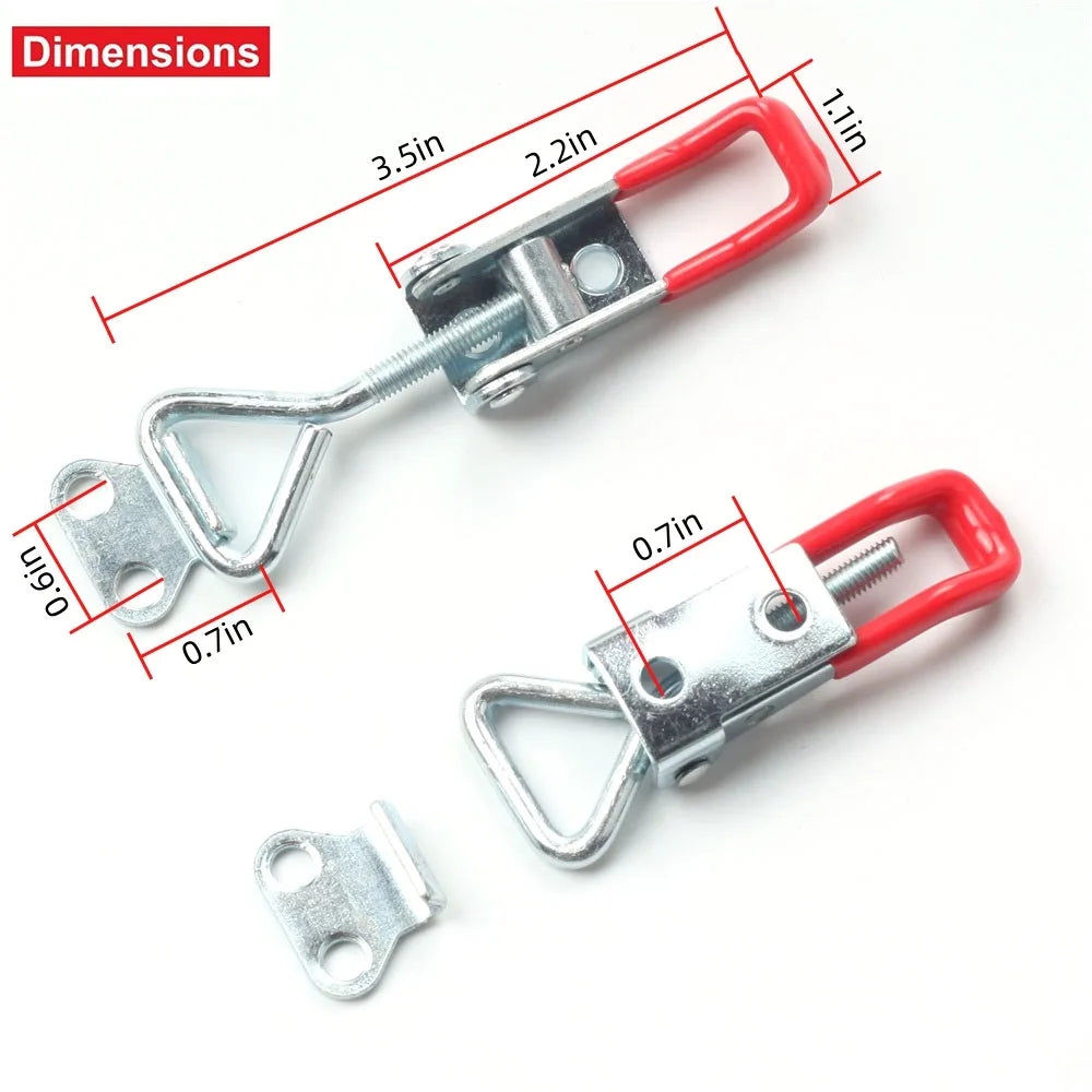 8-Pack Metal Toggle Latch Clasp – Adjustable Quick Release Clamp Peaceful Pleasures Health and Wellness