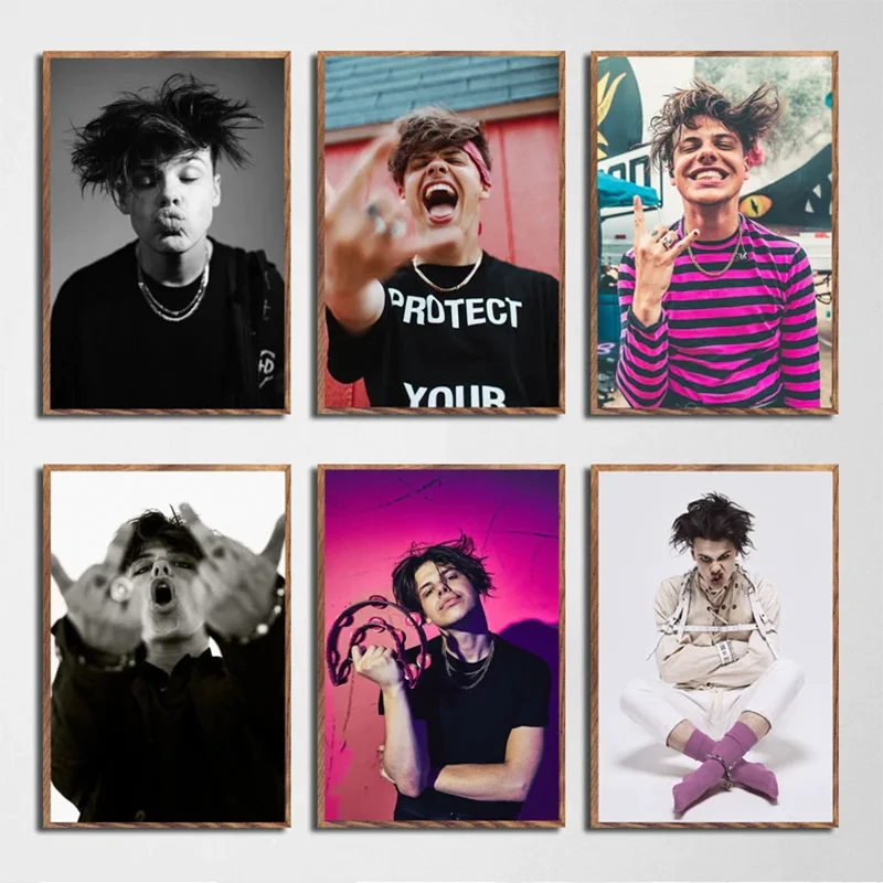Yungblud Rock Music Star Canvas Wall Art Poster | Modern Decor