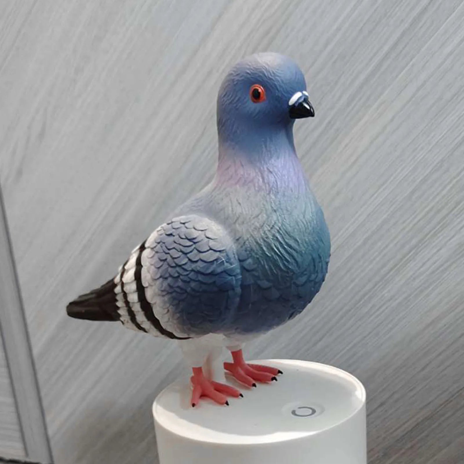 Foaming Soap Container Blue Bird Shape Automatic Induction Soap Dispenser Refillable Touchless Battery Powered for Countertop Peaceful Pleasures Health and Wellness