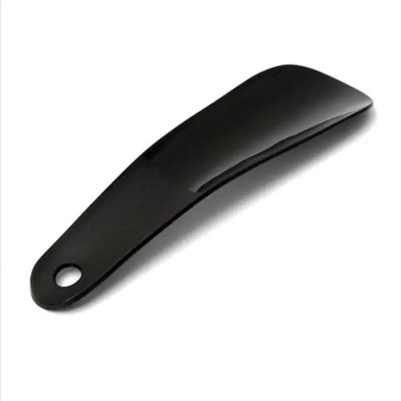 Plastic Shoehorn With Hanging Shoe Extractor Avoid Bending Over Easy To Put On Shoes Helper Suitable For All Kinds Of Shoes Peaceful Pleasures Health and Wellness black 1pc