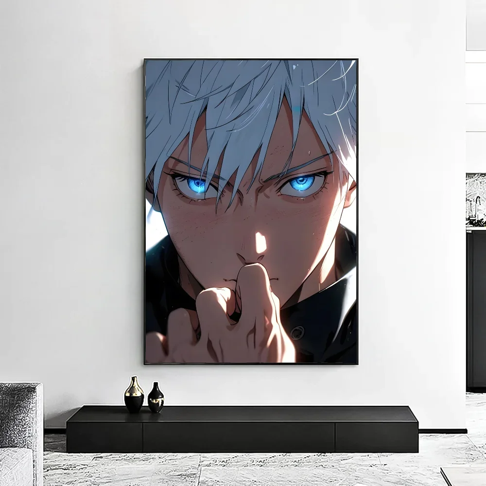 Satoru Gojo Canvas Wall Art | Jujutsu Kaisen Anime Poster