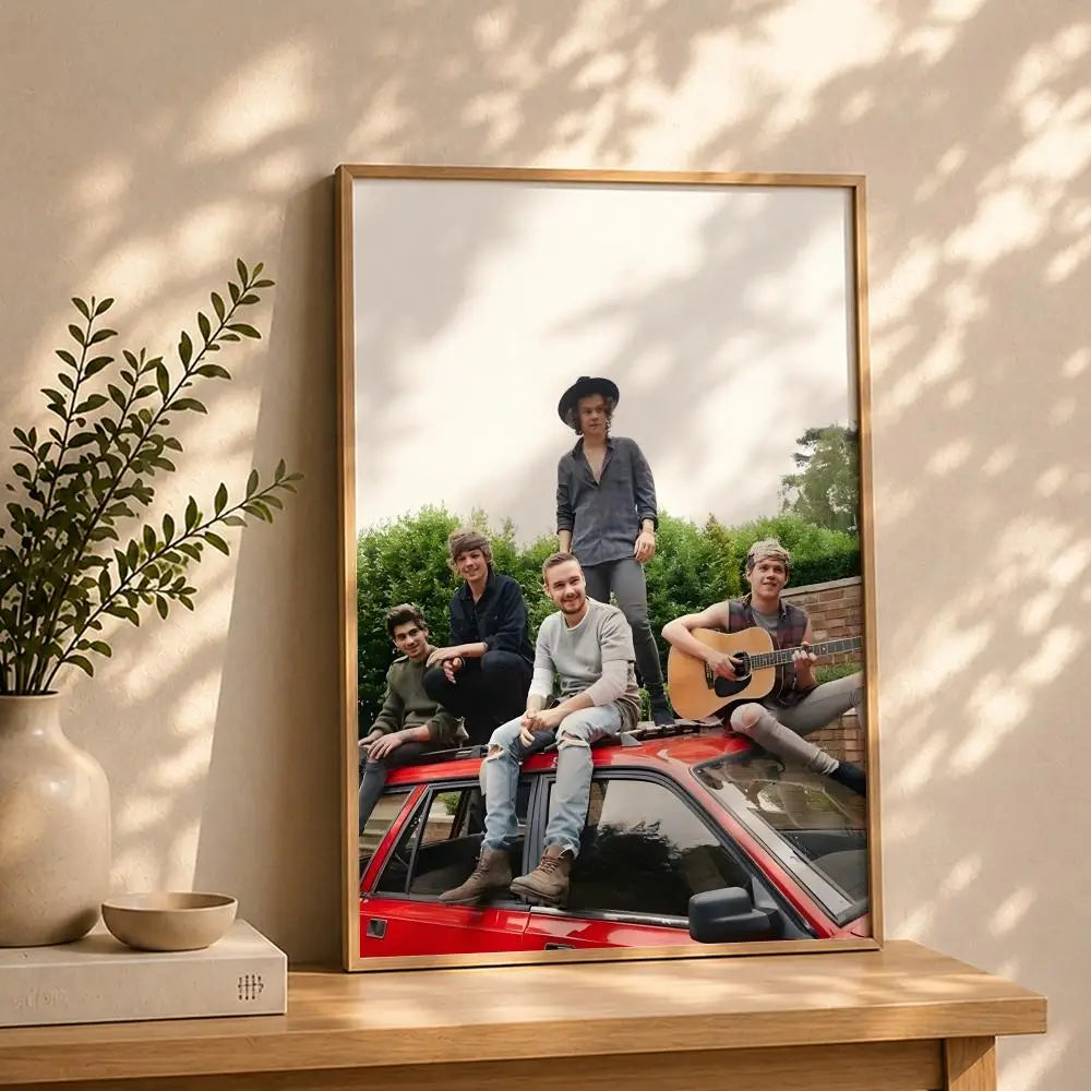 OneRepublic Band Poster – HD Self-Adhesive Waterproof Wall Art Music Band Poster Peaceful Pleasures Health and Wellness White2 50X70cmNoframe