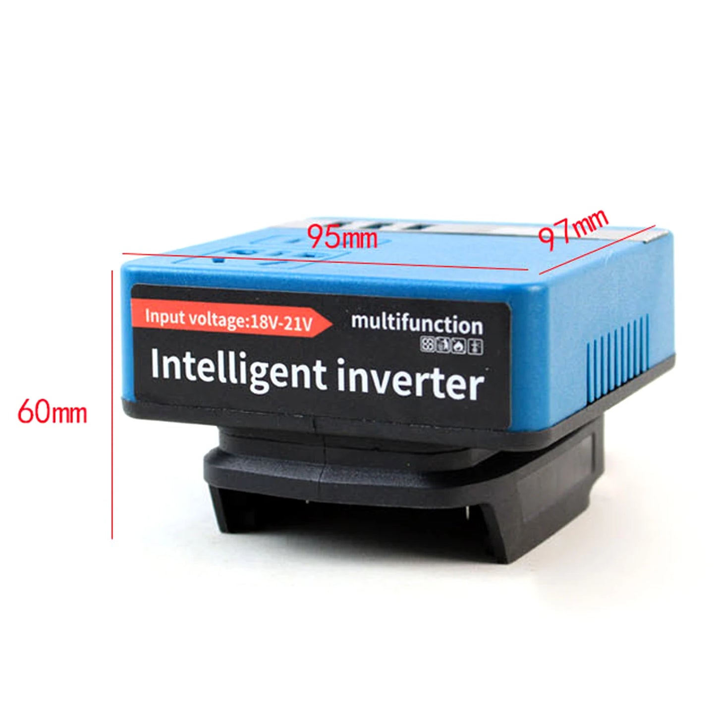 120W Lithium Battery Inverter 21V to 220VAC Dual-engine Multiple Protections Battery Inverter For DeWalt/Makita/Dayi Peaceful Pleasures Health and Wellness