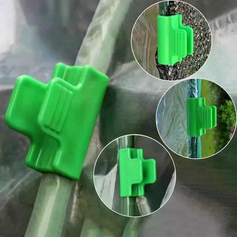 50pcs Windproof Greenhouse Film Clips – Garden Cover Clips Greenhouse Film Clips Peaceful Pleasures Health and Wellness