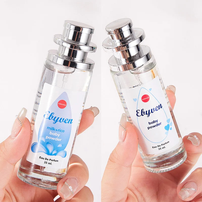 Pagoda Perfume Baby Powder Milk Light Fragrance Long-lasting Fragrance Floral Fragrance High Quality Fresh Light Fragrance Spray Peaceful Pleasures Health and Wellness Blue and White