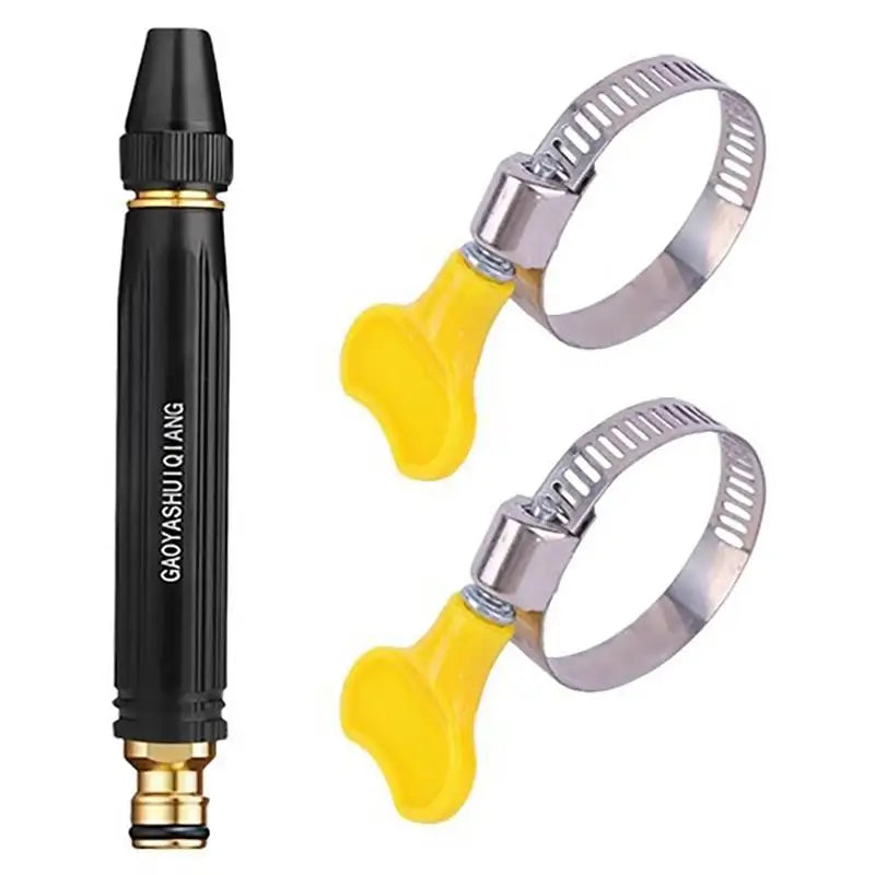 Adjustable Nipple Type Portable Direct Spray Car Wash Nozzle High Pressure Washing Water Home Garden Shower Water Tools Peaceful Pleasures Health and Wellness A2