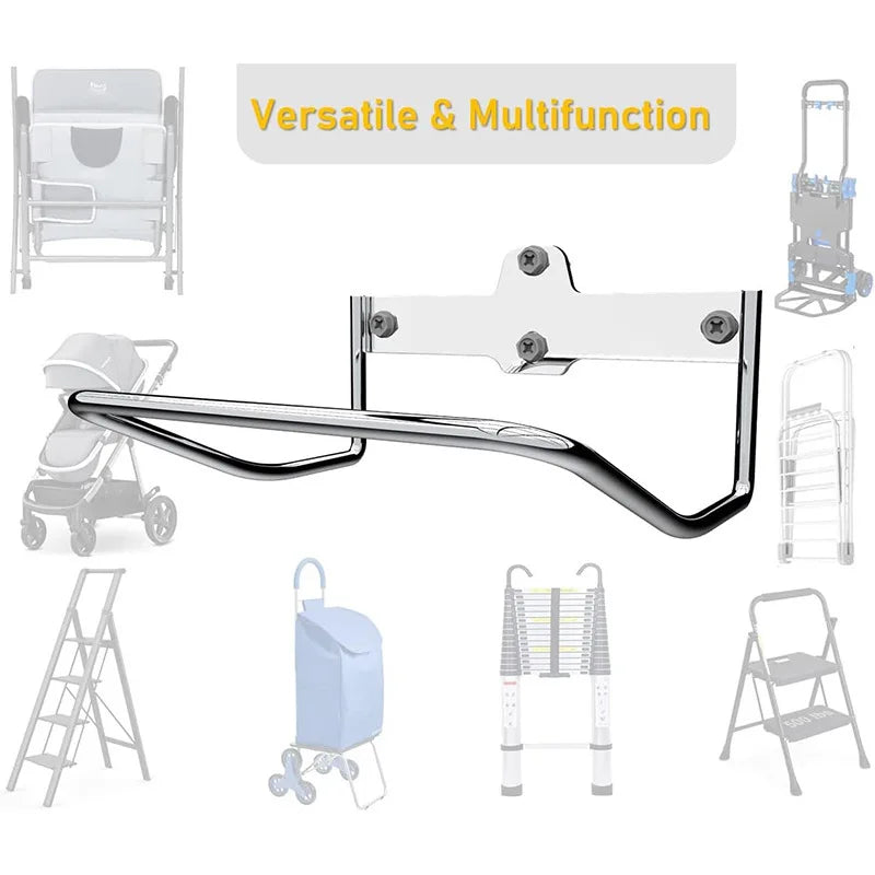 Ladder Hanger Wall-mounted Garage Wall Bracket Multifunctional